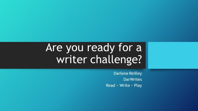 Writer Challenge 2017